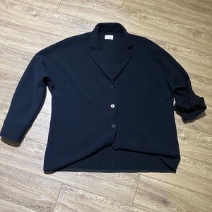 Wilfred, black, Freeform (loose) blazer. Xsmall, fits like a large.
